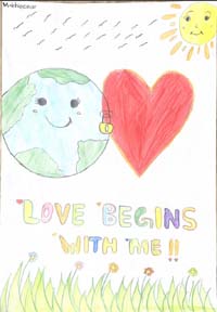 Honorable Mention for Art 2024- Mahhieemar Jegathesvaran Love Begins with Me (Maylasia))